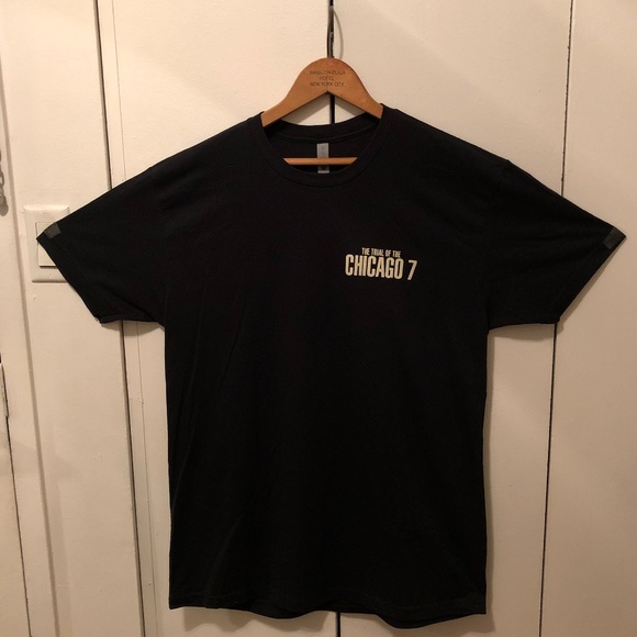 "Trial of the Chicago 7" SizeL Black T-Shirt NWOT - Picture 2 of 6